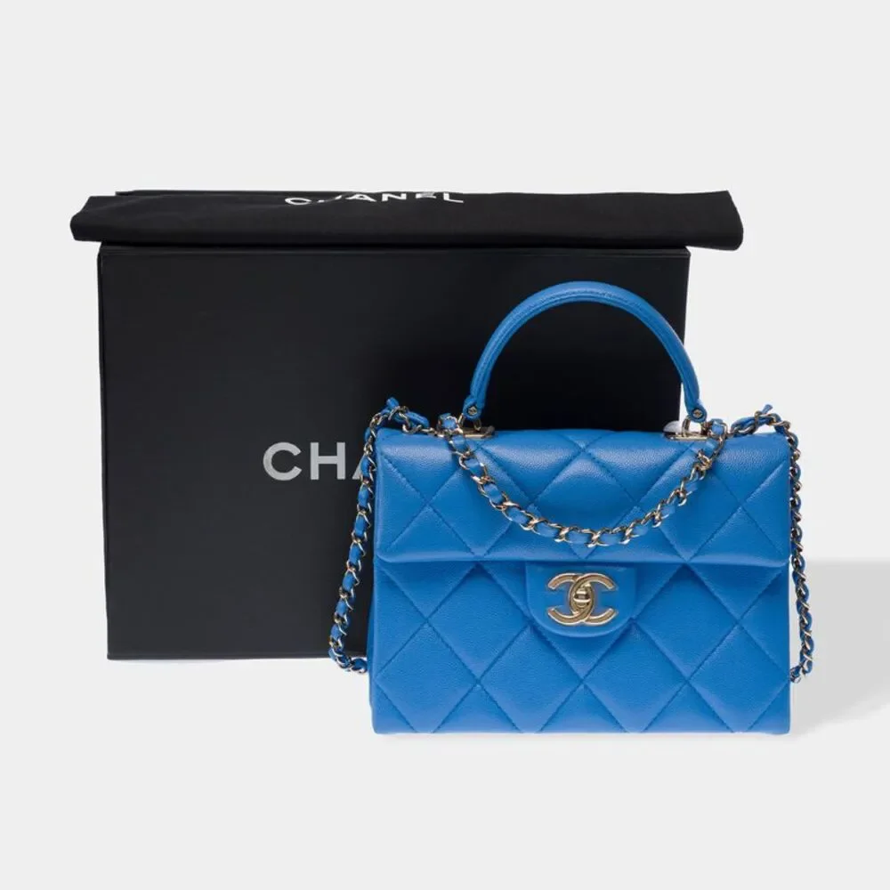 CHANEL Timeless Classique Top Handle Shoulder Bag